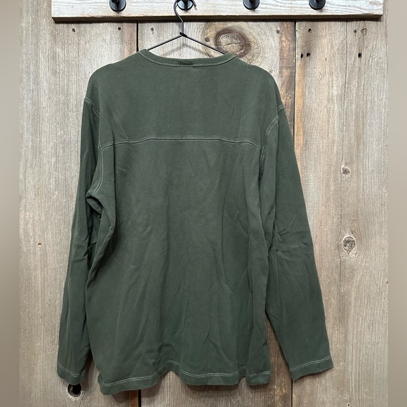 2004 Old Navy Cotton Long Sleeve Graphic Top in Green Size Large Men’s - Picture 3 of 17